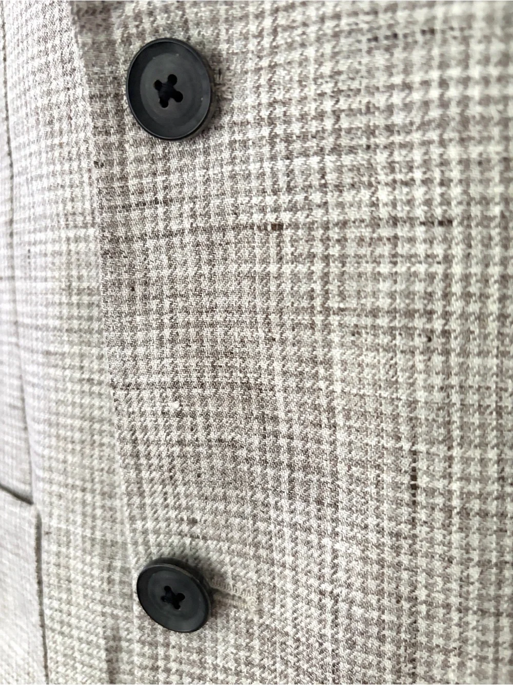 Reiss Blazer Angel Slim Fit Puppytooth Blazer Oatmeal Beige size 40